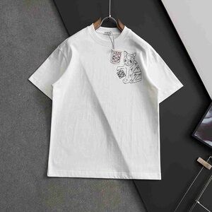 Loewe Men's White Short-Sleeve T-Shirt